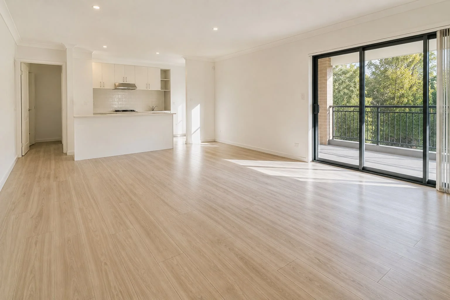 Spotless empty rental property after an end of lease clean in Sydney